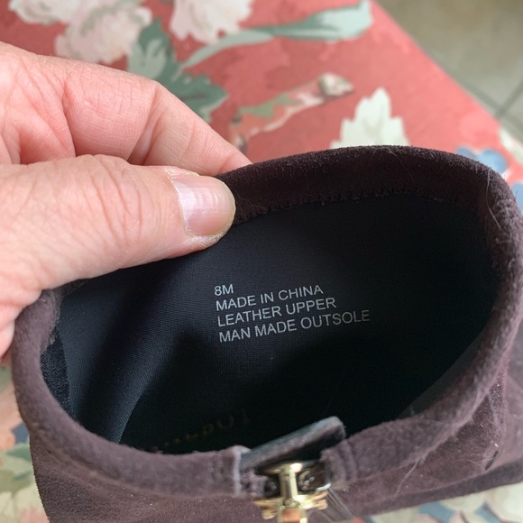 Talbots Pardo Boots Brown Suede Size 8 - Picture 7 of 7